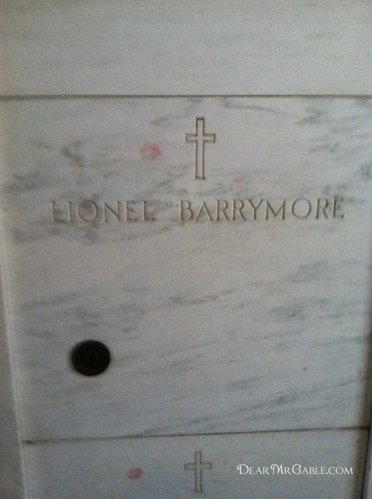 Lionel Barrymore Calvary Cemetery