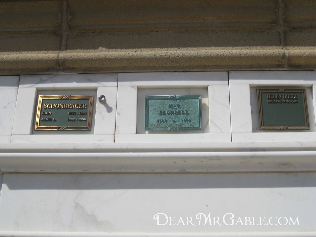 Forest Lawn Glendale Joan Blondell