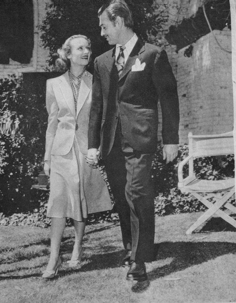 Clark Gable And Carole Lombard Married Married At Last Dear Mr Gable