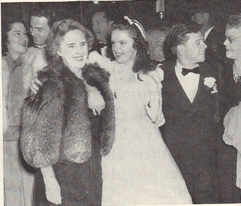 with Judy Garland and their mothers