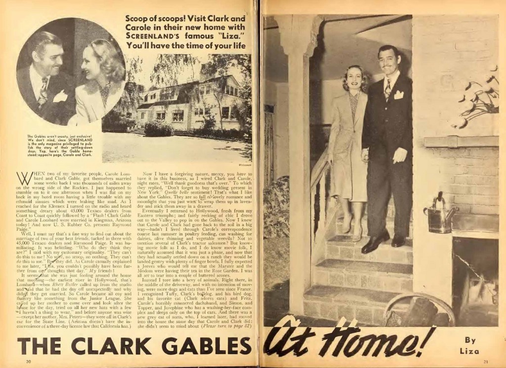 clark gable carole lombard home