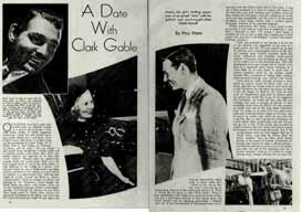 a date with clark gable 1937