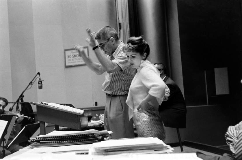 Debbie Reynolds rehearses her big number, "Tammy."