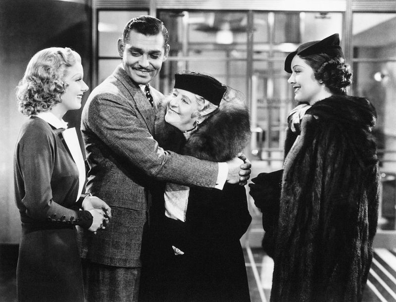 jean harlow clark gable may robson myrna loy wife vs secretary