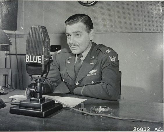 clark gable army press conference