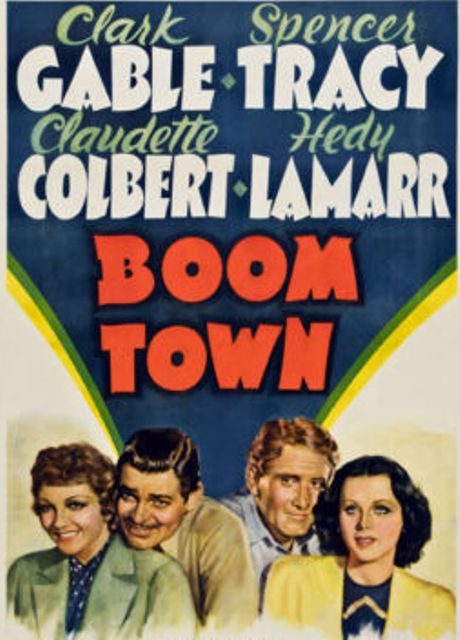 boom town clark gable spencer tracy hedy lamarr claudette colbert