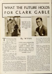 clark gable 1932