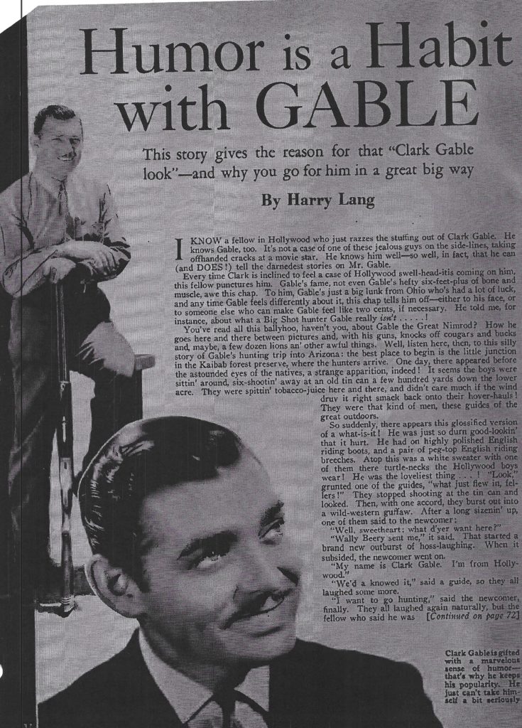 clark gable 1936