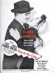 clark gable loretta young key to the city