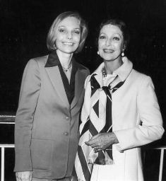 Judy Lewis and Loretta Young in 1978