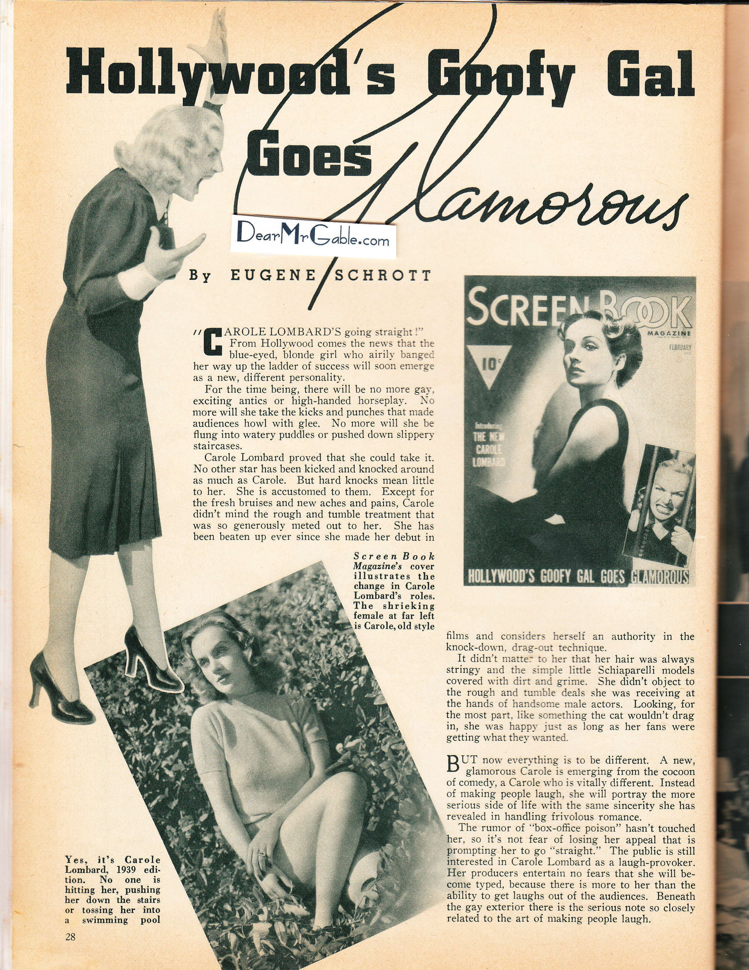 1939: Hollywood’s Goofy Gal Goes Glamorous – Dear Mr. Gable