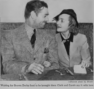 clark gable carole lombard brown derby