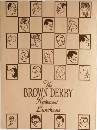 brown derby menu