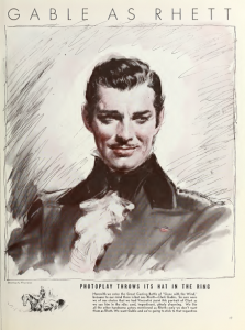 clark gable rhett butler gone with the wind photoplay magazine