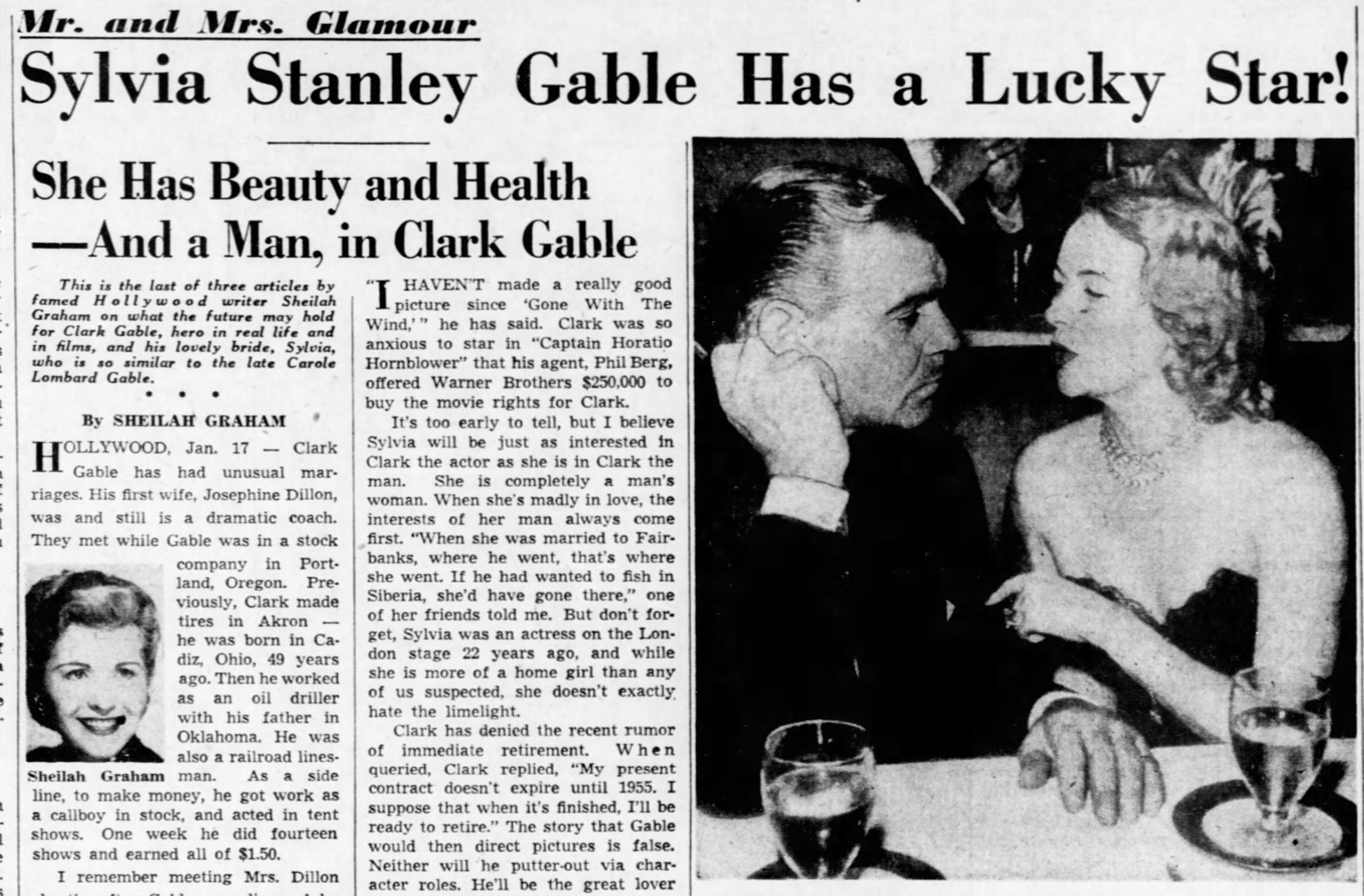 clark gable sylvia ashley